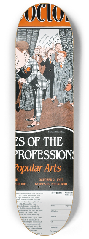 National Library of Medicine - Oh doctor 8.25 inch art skate deck
