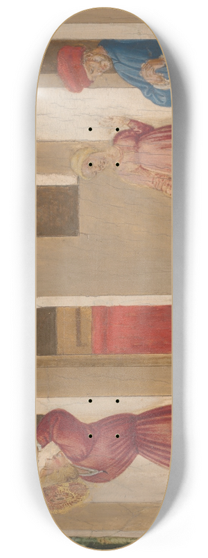 Neri di Bicci - A Scene from the Legend of Saint Nicholas ofBari 8.25 inch art skate deck Neri di Bicci - A Scene from the Legend of Saint Nicholas ofBari 8.25 inch art skate deck