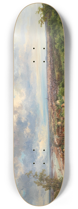 Anton Hlavacek - A View of Vienna 8.25 inch art skate deck