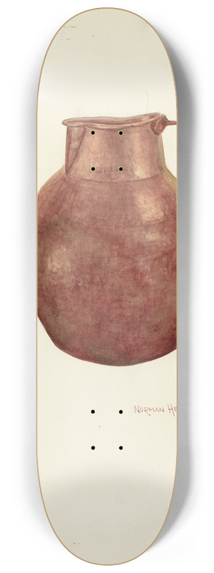 N.H. Yeckley - Copper Pitcher 8.25 inch art skate deck