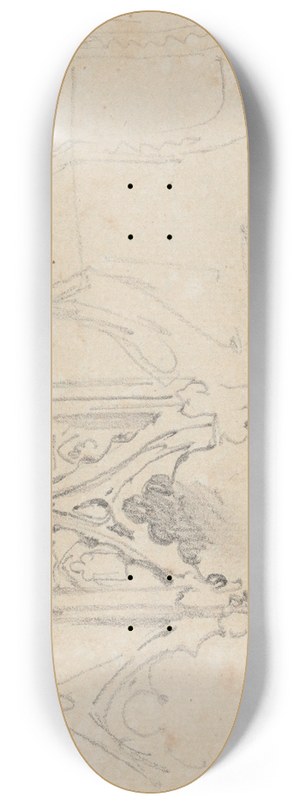 Nicaise De Keyser - At Westminster Abbey 8.25 inch art skate deck