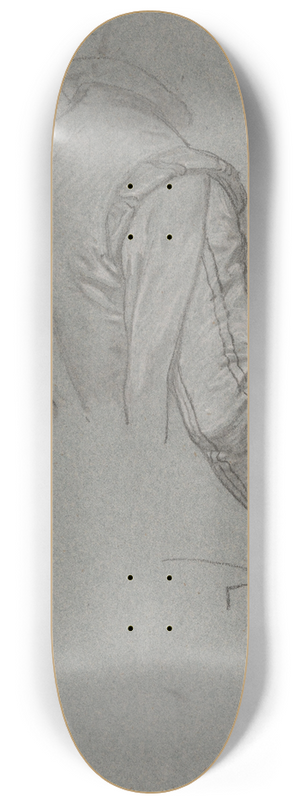 Nicaise De Keyser - Back and Arm of the Artist Pieter Neefs I 8.25 inch art skate deck Nicaise De Keyser - Back and Arm of the Artist Pieter Neefs I 8.25 inch art skate deck