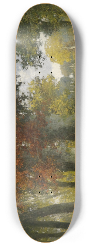 Adolf Kaufmann - Waldlichtung mit Reisigsammlern 8.25 inch art skate deck