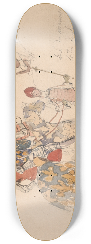 Nicaise De Keyser - Figures 8.25 inch art skate deck