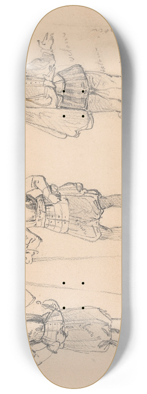 Nicaise De Keyser - Figures 8.25 inch art skate deck
