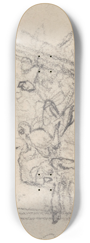 Nicaise De Keyser - Francis I of France Visiting Benvenuto Cellinis Studio 8.25 inch art skate deck Nicaise De Keyser - Francis I of France Visiting Benvenuto Cellinis Studio 8.25 inch art skate deck