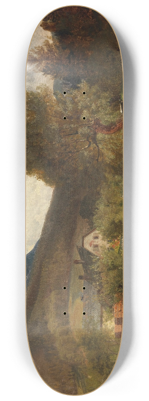 Anton Hlavacek - Scene of the Prein near Reichenau 8.25 inch art skate deck