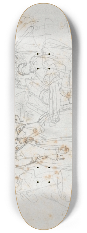 Nicaise De Keyser - Historical Scene 8.25 inch art skate deck