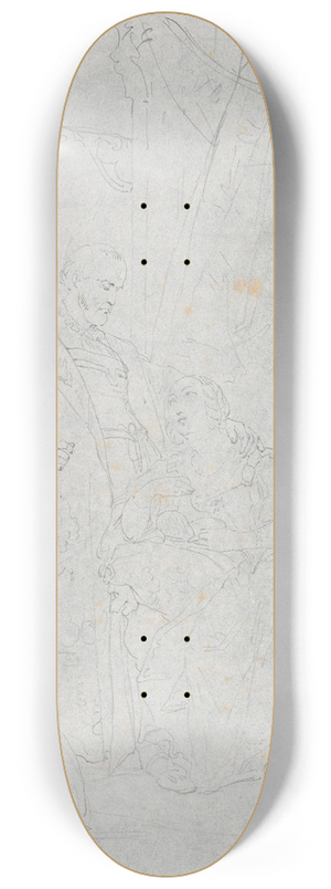 Nicaise De Keyser - Historical Scene 8.25 inch art skate deck