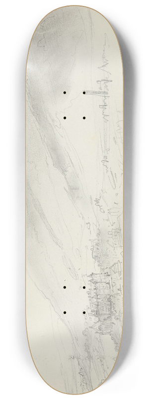 Nicaise De Keyser - Holyrood from Calton Hill 8.25 inch art skate deck