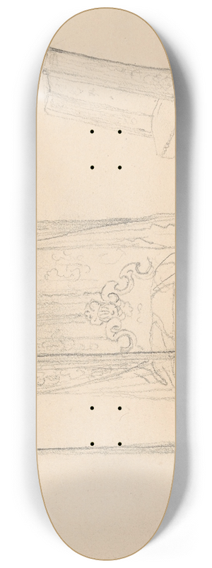 Nicaise De Keyser - Mary Stuarts Bed in Holyrood Palace in Edinburgh 8.25 inch art skate deck