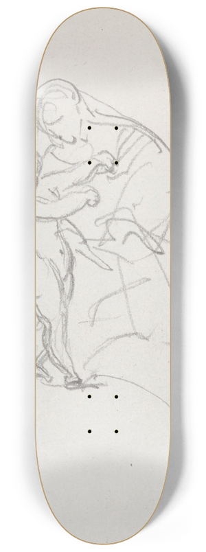 Nicaise De Keyser - Mother and Child 8.25 inch art skate deck