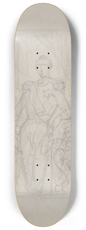 Nicaise De Keyser - Portrait of a Man 8.25 inch art skate deck