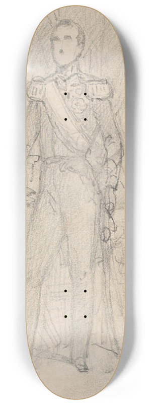 Nicaise De Keyser - Portrait of a Man 8.25 inch art skate deck