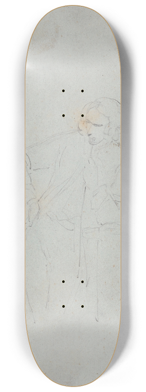 Nicaise De Keyser - Portrait of a Man 8.25 inch art skate deck