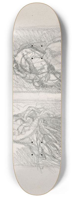 Nicaise De Keyser - Portrait of a Woman 8.25 inch art skate deck