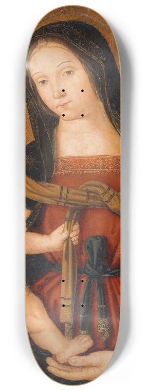Antoniazzo Romano - Madonna And Child 8.25 inch art skate deck