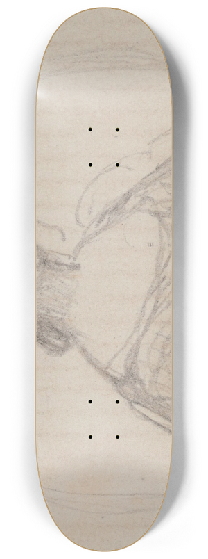 Nicaise De Keyser - Portrait of a Woman 8.25 inch art skate deck