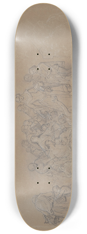 Nicaise De Keyser - Saint Elizabeth of Hungary 8.25 inch art skate deck