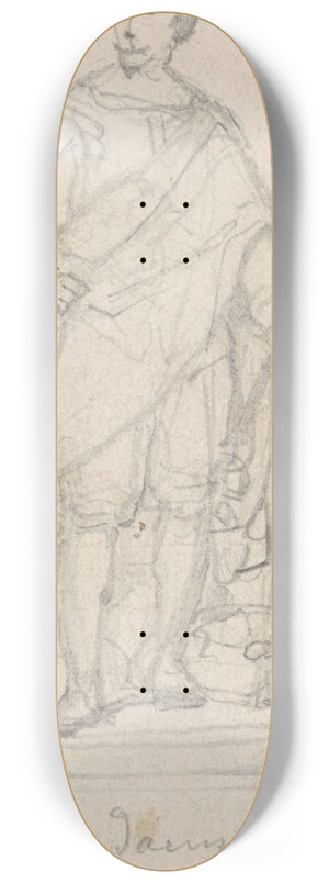 Nicaise De Keyser - Statue of the Painter Jacob Jordaens 8.25 inch art skate deck