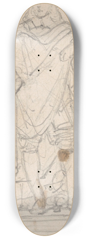 Nicaise De Keyser - Statue of the Sculptor Willem Kerricx 8.25 inch art skate deck