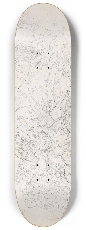 Nicaise De Keyser - The Battle of Seneffe 8.25 inch art skate deck