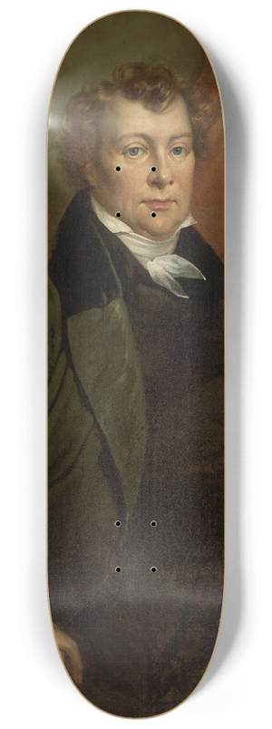 Antoni Brodowski - Portrait of Ludwik Osiski 8.25 inch art skate deck