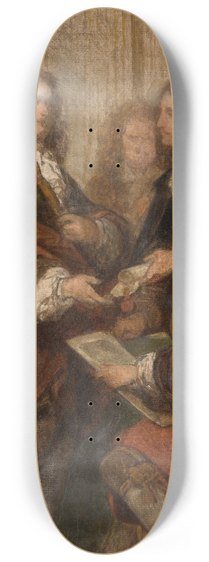 Nicaise De Keyser - The Engraver Gerard Edelinck in Paris 8.25 inch art skate deck