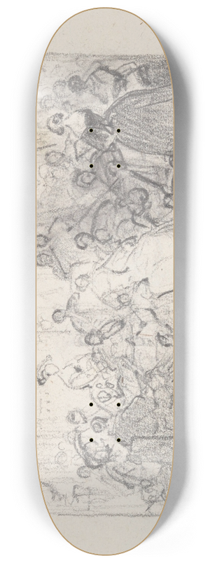Nicaise De Keyser - The Pavilion of Peter Paul Rubens 8.25 inch art skate deck