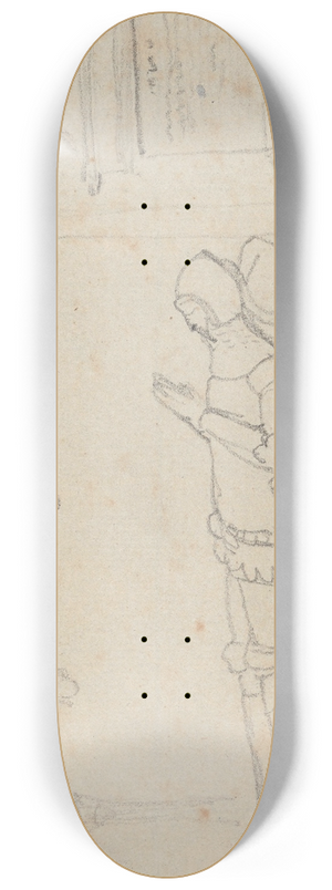 Nicaise De Keyser - Two Tombs in Westminster Abbey 8.25 inch art skate deck