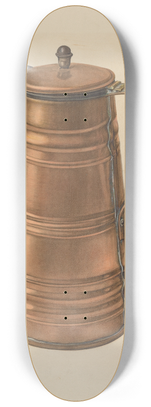 Nicholas Acampora - Coffee Pot 8.25 inch art skate deck