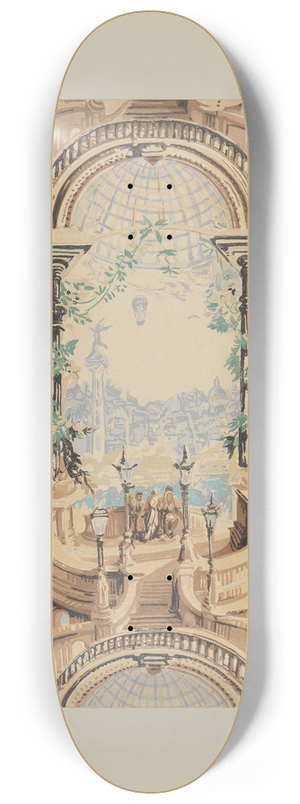 Nicholas Acampora - Wall Paper 8.25 inch art skate deck