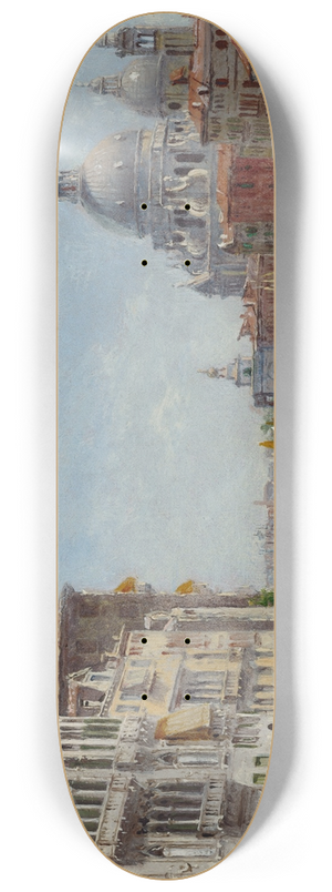 Antonietta Brandeis - A Gondola near Santa Maria della Salute 8.25 inch art skate deck