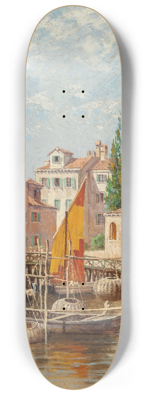 Antonietta Brandeis - A View of Venice 8.25 inch art skate deck