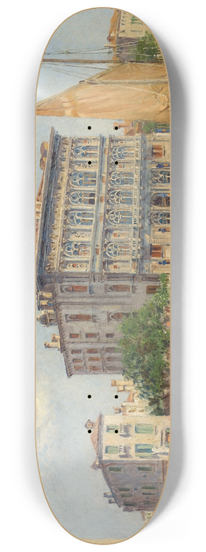 Antonietta Brandeis - Ca Vendramin Calergi from the Grand Canal, Venice 8.25 inch art skate deck