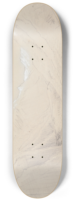 Nicholas Chevalier - From Arthurs Pass looking North 8.25 inch art skate deck
