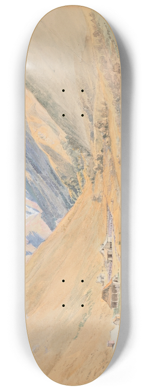 Nicholas Chevalier - Station Benmore near Porters Pass 8.25 inch art skate deck