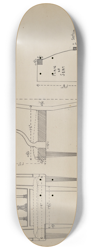 Nicholas Gorid - Armchair 8.25 inch art skate deck