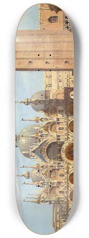 Antonietta Brandeis - Piazza San Marco, Venice 8.25 inch art skate deck
