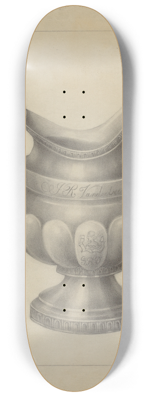 Nicholas Zupa - Silver Creamer 8.25 inch art skate deck