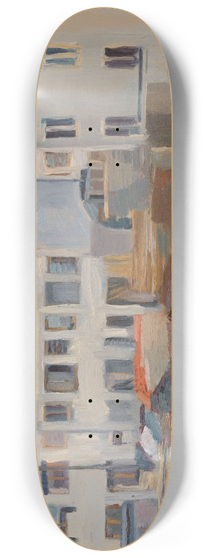 Nicolaas Pieneman - Betondorp in aanbouw 8.25 inch art skate deck