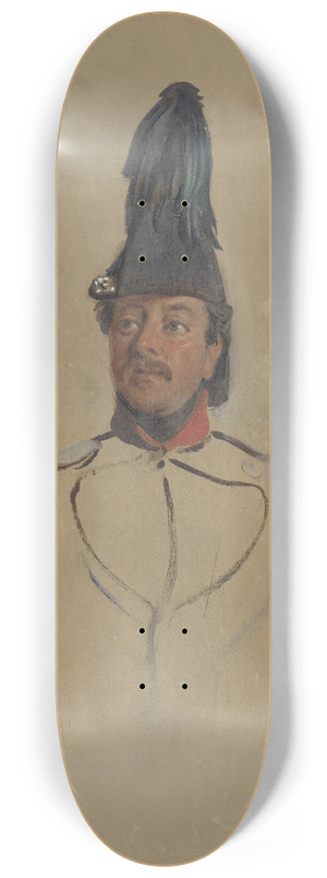 Nicolaas Pieneman - Portretstudie van kapitein T.S. Nabal 8.25 inch art skate deck