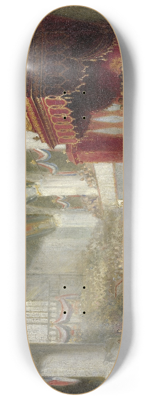 Nicolaas Pieneman - The Inauguration of King William II in the Nieuwe Kerk in Amsterdam on 28 November 1840 8.25 inch art skate deck