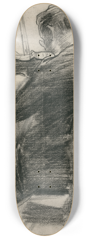 Nicolaas van der Waay - W.G. van Neyenhoff vioolspelend 8.25 inch art skate deck