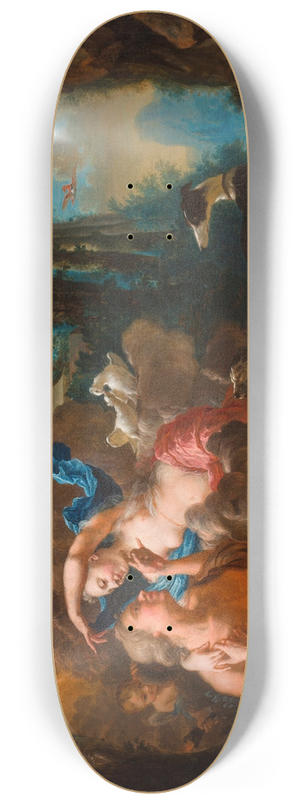 Nicolaas Verkolje - Amor and Psyche 8.25 inch art skate deck