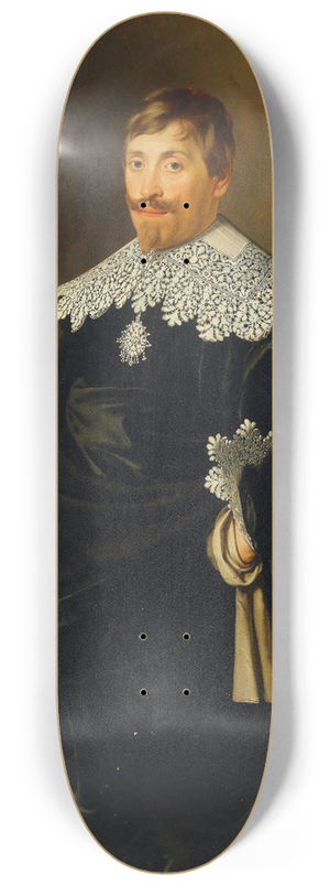 Nicolaes Eliasz. Pickenoy - Portrait Of A Man 8.25 inch art skate deck