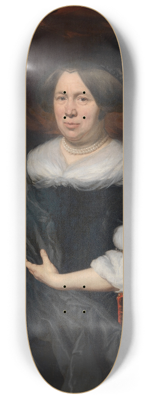 Nicolaes Maes - Portrait of a Woman 8.25 inch art skate deck