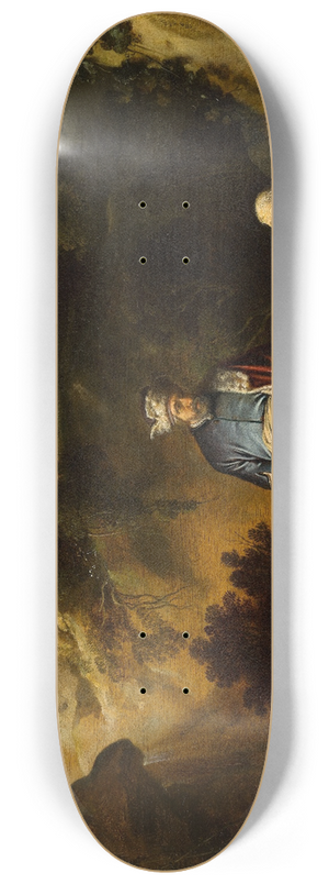 Nicolaes Moeyaert - Hippocrates Visiting Democritus 8.25 inch art skate deck Nicolaes Moeyaert - Hippocrates Visiting Democritus 8.25 inch art skate deck