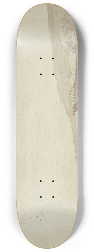 Nicolaes Pietersz. Berchem - Hgelige Gegend, rechts Hirte und Hirtin auf Eseln reitend mit Vieh 8.25 inch art skate deck