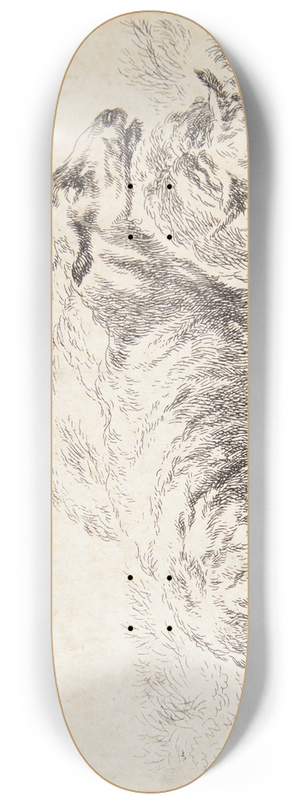 Nicolaes Pietersz. Berchem - To liggende fr 8.25 inch art skate deck